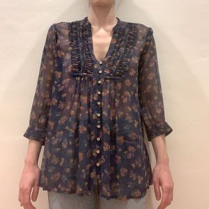 Joie xs silk blouse